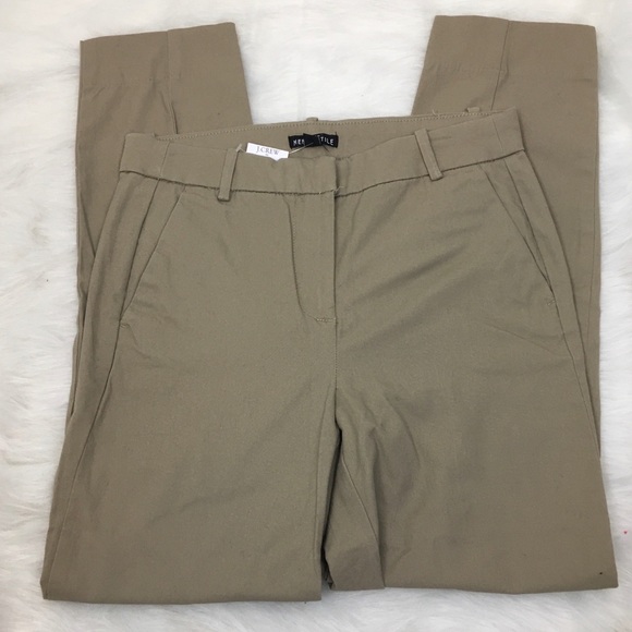 J Crew Mercantile NEW Tan Khaki Chino Pants Size 2 - Picture 2 of 9